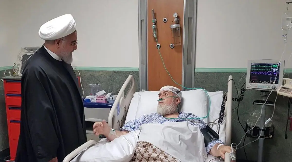 رئیس جمهوری از حجت‌الاسلام شهیدی عیادت کرد