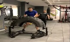 تمرینات سخت علی کریمی