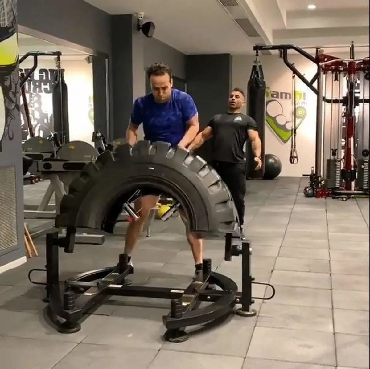 تمرینات سخت علی کریمی