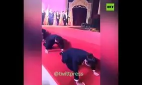 فیلم| تنبیه مدیران به سبک خاص چینی