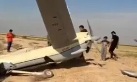 سقوط یک شیء‌ پرنده در اطراف ملاثانی خوزستان / فیلم