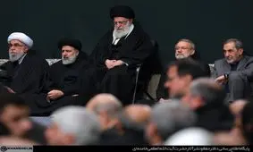 روحانی در مراسم عزاداری حسینیه امام خمینی نبود؟