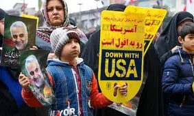 ادای احترام کودکان خوزستانی به سردار دل‌ها به روایت تصویر