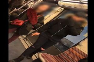 دست‌درازی مردی به دختران در مترو + فیلم