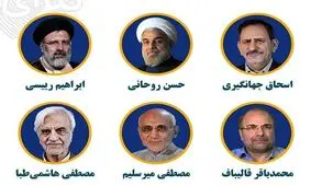 اولین وعده‌های انتخاباتی 6 کاندیدای نهایی انتخابات ریاست جمهوری