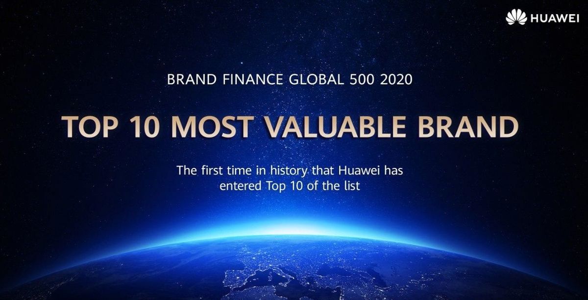 هوآوی برای اولین بار در لیست ۱۰ برند با ارزش جهان قرار گرفت
