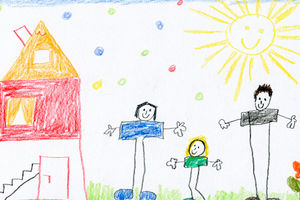 نقاشی‌های کودک خود را به دیوارهای خانه بزنید؛ زیباتر از هر تابلویی!