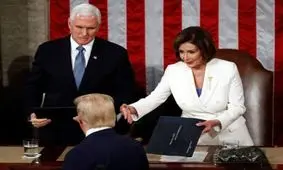 سخنرانی ترامپ در کنگره دوباره حاشیه‌ساز شد! / فیلم