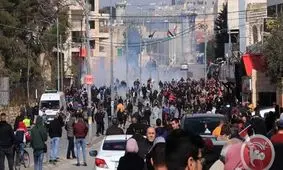 تظاهرات فلسسطینی‌ها در رام‌الله در مخالفت با معامله قرن