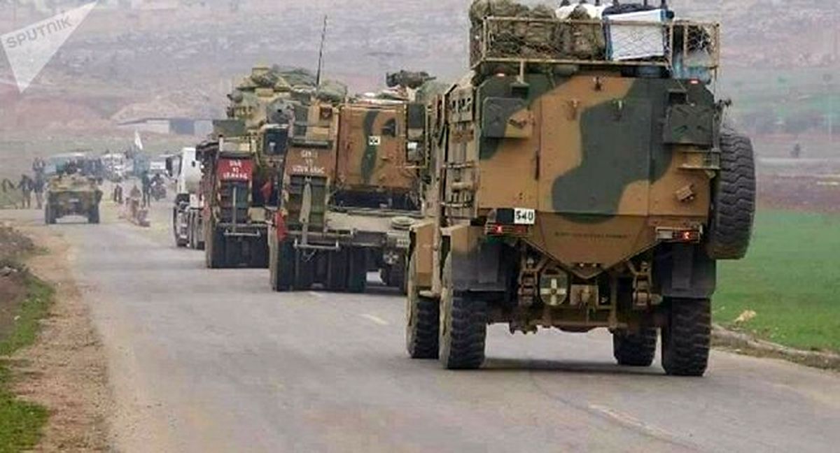 ارسال تجهیزات جنگی جدید ترکیه به ادلب سوریه