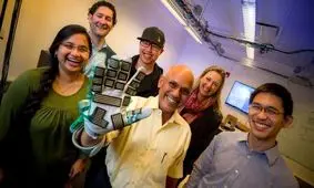 اندازه‌گیری سفتی عضلات با دستکش هوشمند