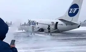 فرود سخت هواپیمای مسافربری در شمال‌غرب روسیه