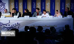 نشست خبری فیلم مجیدی با حضور کودکان کار / یک کودک: هنگام بازی مقابل علی نصیریان ساچمه‌هایم ریخت!