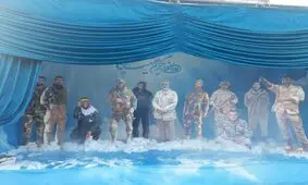 گرامیداشت یاد سردار سلیمانی و شهدای مقاومت در راهپیمایی ۲۲ بهمن تهران