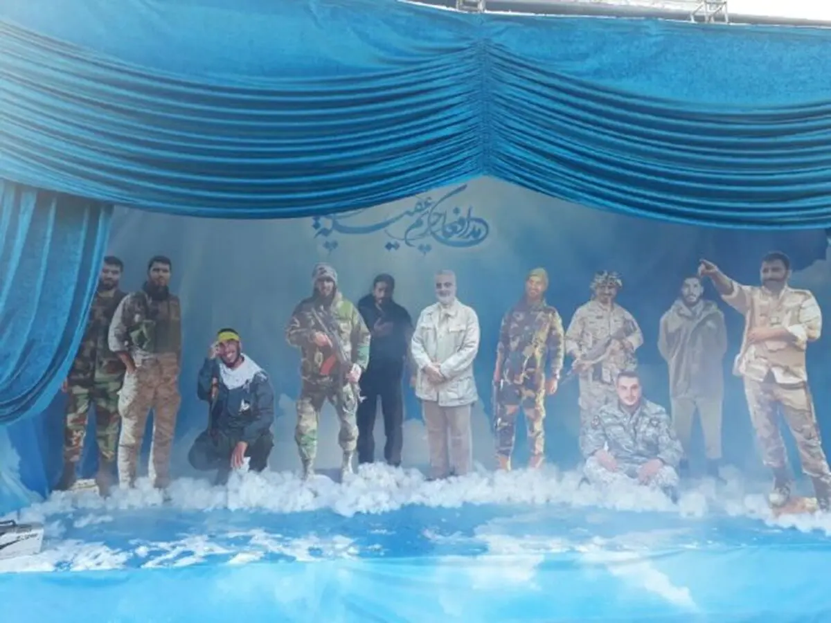 گرامیداشت یاد سردار سلیمانی و شهدای مقاومت در راهپیمایی ۲۲ بهمن تهران