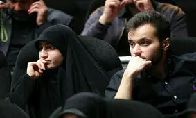 فیلم/ حضور فرزندان شهید سلیمانی در راهپیمایی ۲۲ بهمن