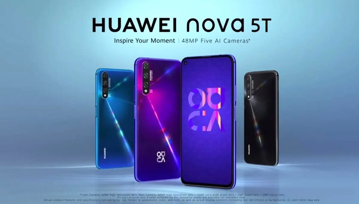 عرضه محصول جدید هوآوی Huawei nova 5T در بازار ایران