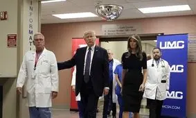 عیادت ترامپ از سربازان آسیب‌دیده‌ عین‌الاسد!