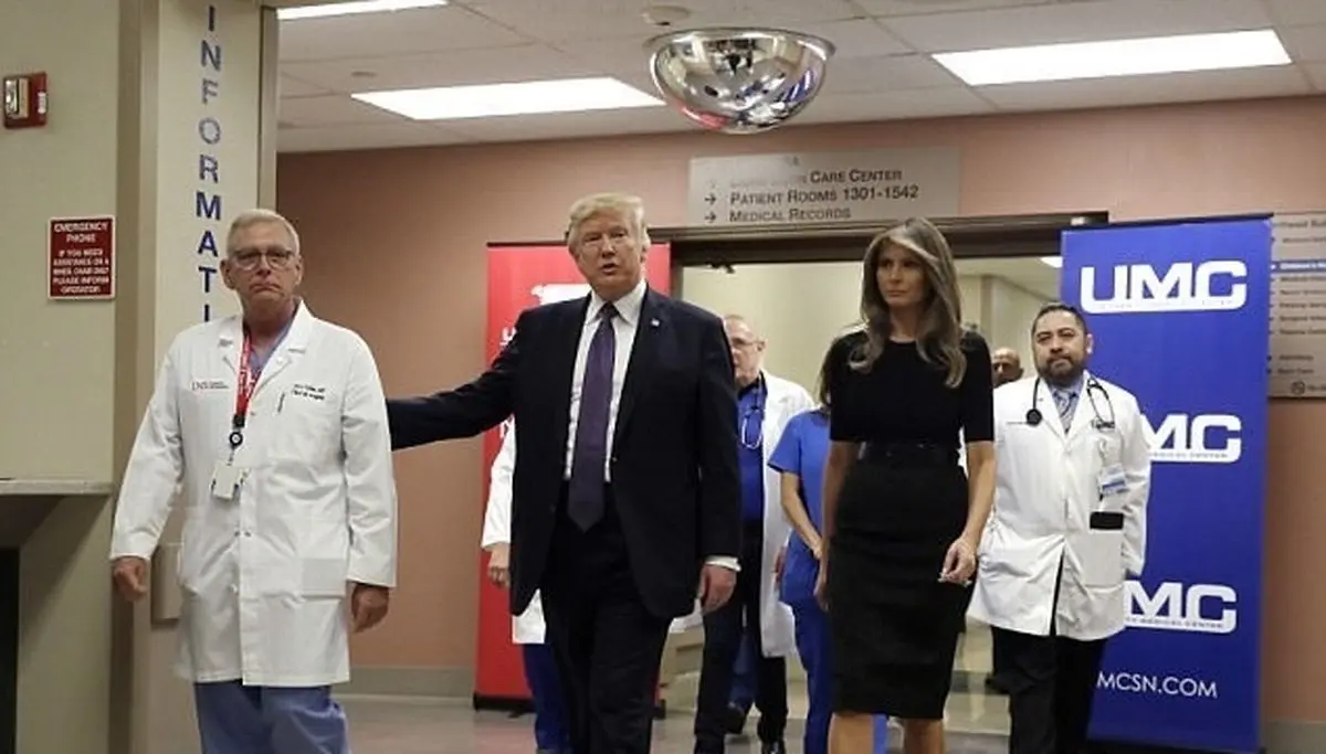 عیادت ترامپ از سربازان آسیب‌دیده‌ عین‌الاسد!