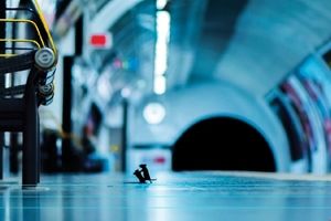 عکس سال حیات‌وحش| دست به یقه شدن دو موش در متروی لندن