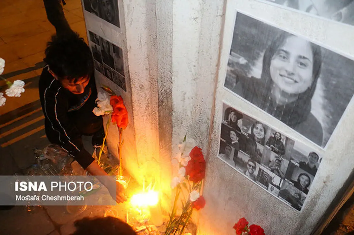 همدردی مردم بندرعباس با خانواده جانباختگان هواپیمای اوکراینی / عکس