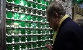 وزیر امور خارجه پاکستان به حرم مطهر رضوی مشرف شد