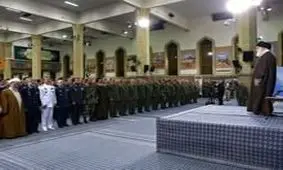 دیدار فرماندهان و کارکنان ارتش با فرمانده کل قوا