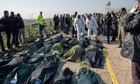 تحویل پیکر ۲۷ جان‌باخته حادثه هوایی به خانواده‌ها/ شناسایی پیکرهای باقیمانده شبانه‌روزی ادامه دارد