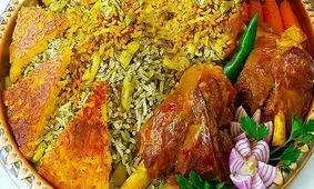 طرز تهیه باقالی پلو با گردن