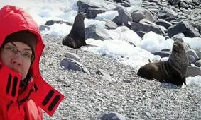 سفر بانوی ایرانی به سرزمین پنگوئن‌ها در دمای ۴۰- درجه