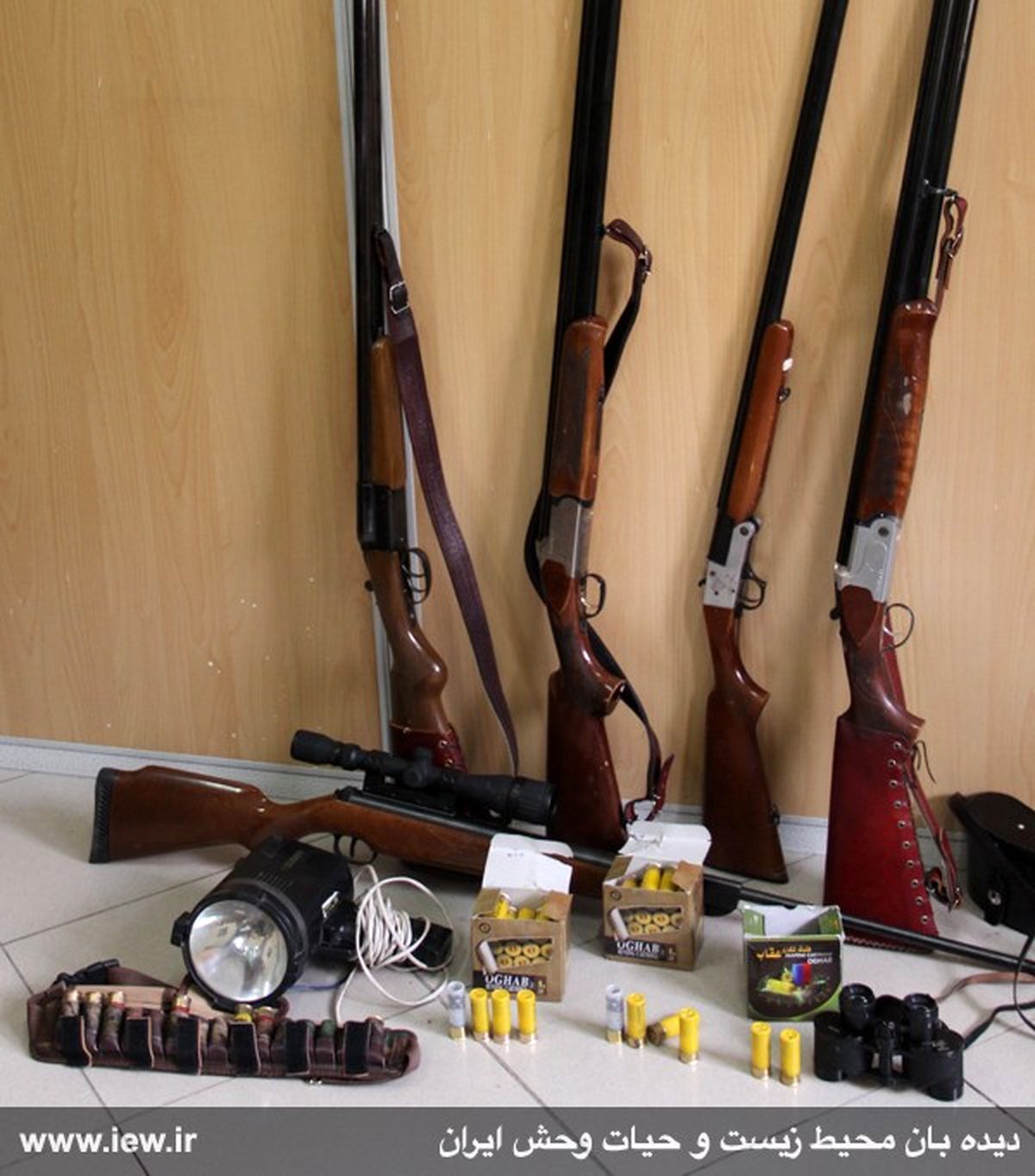 دستگیری ۳ شکارچی به همراه سلاح قاچاق