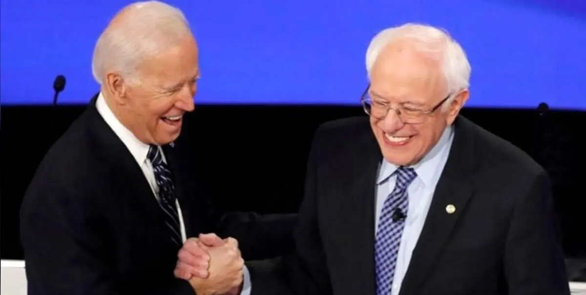  سندرز از بایدن پیشی گرفت