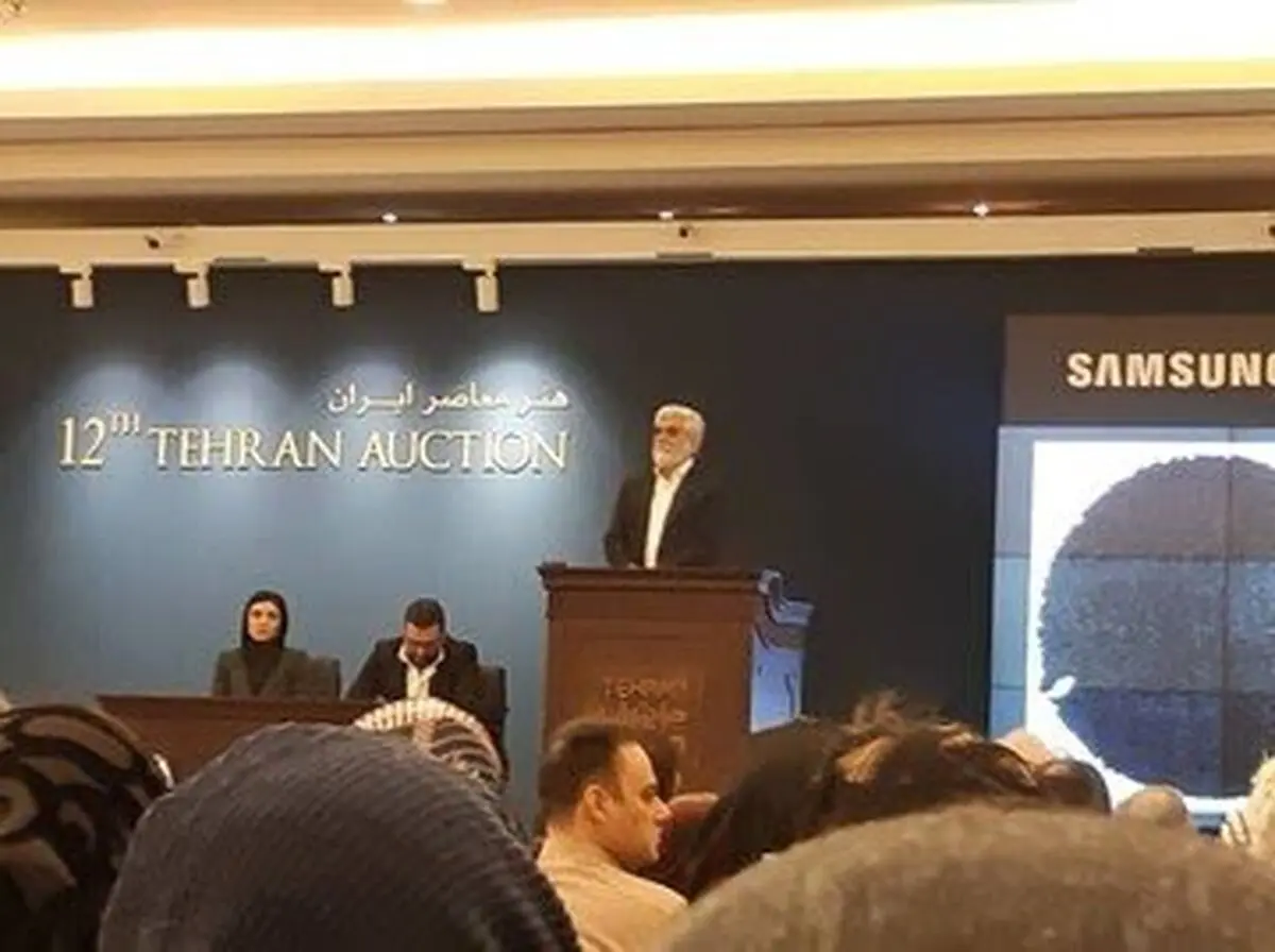 تابلویی که دیشب در تهران ۳ میلیارد تومان فروخته شد / عکس