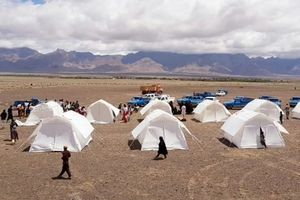 اسکان اضطراری ۸۸۷۷ نفر از سیل‌زدگان در چادرهای امدادی جمعیت هلال احمر