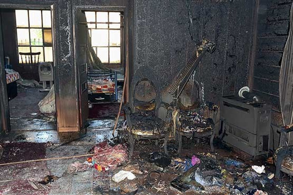 جان باختن کودک ۴ ساله در حادثه آتش سوزی
