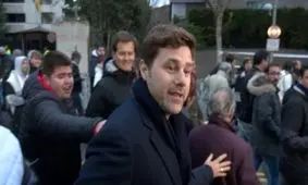 پوچتینو در برنابئو تماشگر بازی رئال