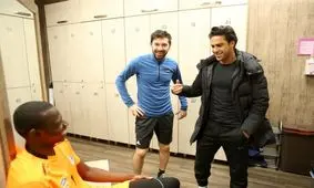 حضور میلیچ در تمرین استقلال