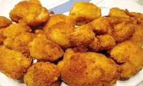 گل‌ کلم سرخ شده پنیری