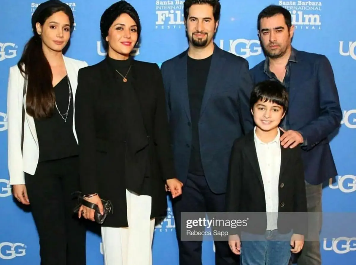 شهاب حسینی و پسرش در فستیوال فیلم سانتا باربارای کالیفرنیا