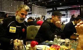 اولین ناهار پرسپولیسی‌ها با گل‌محمدی