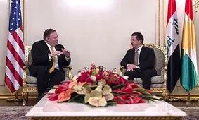 دیدار پامپئو و مسرور بارزانی