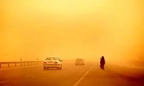 وقوع طوفان شن و کاهش دید افقی در شرق استان کرمان