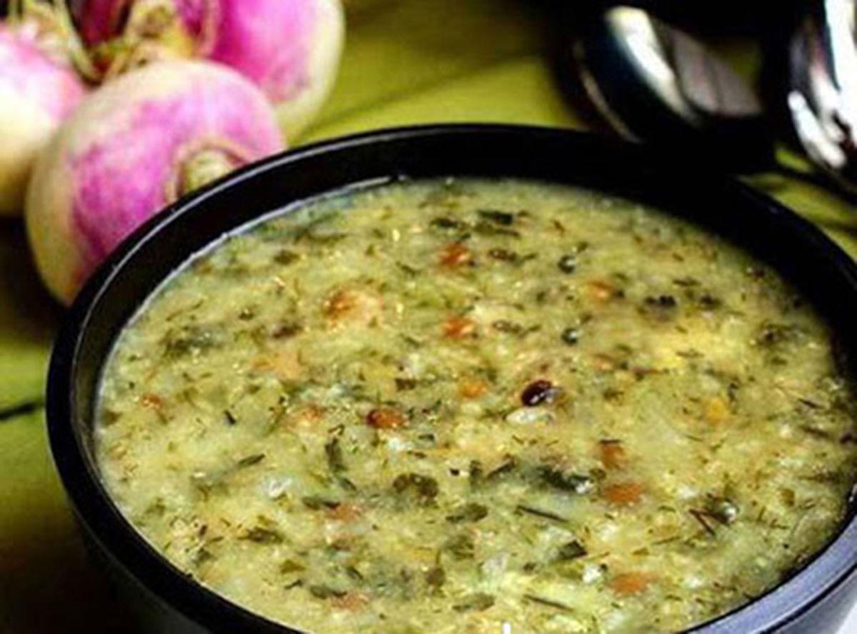 طرز تهیه آش شلغم برای سرماخوردگی