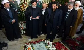 رییس قوه قضاییه در کنار آرامگاه سردار دل‌ها + تصاویر