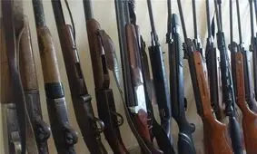 کشف ۸۰ قبضه اسلحه شکاری غیرمجاز در دلفان