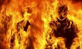 نگهبان جوان، در آتش کیوسک سوخت
