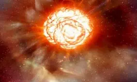 احتمال انفجار یک ستاره در حال مرگ بزرگ‌تر از خورشید