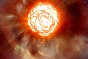 احتمال انفجار یک ستاره در حال مرگ بزرگ‌تر از خورشید