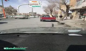 گرفتن جای پارک با قالی !