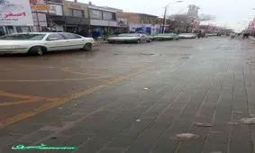 انتقاد از پارکینگ شدن یک پیاده رو